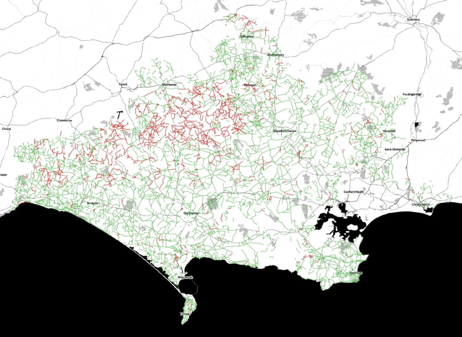 
            Missing rights of ways in Dorset
        